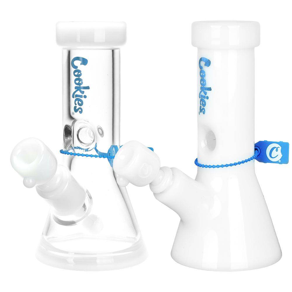 Cookies Mighty Mini Glass Beaker Water Pipe | 14mm F | 8" - Discreet Smoker