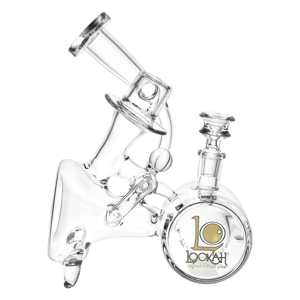 Lookah Glass Loud Speaker Recycler Water Pipe - 8.5" / 14mm F - Discreet Smoker