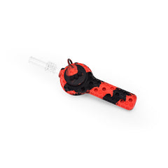 Ritual - 4'' Silicone Nectar Spoon - Black & Red - Discreet Smoker