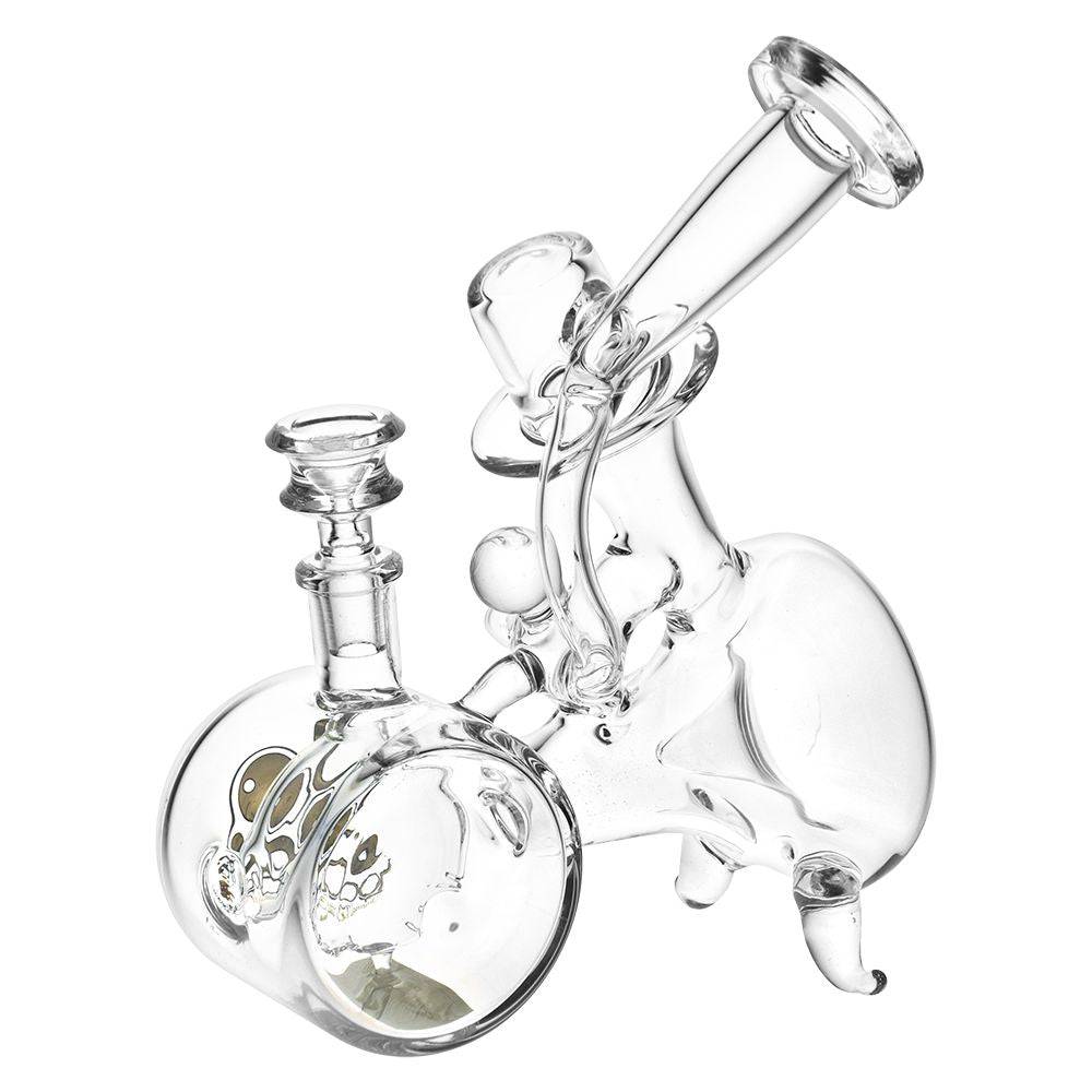 Lookah Glass Loud Speaker Recycler Water Pipe - 8.5" / 14mm F - Discreet Smoker