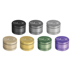 SLX Ceramic Coated Metal Grinder | 4pc | 2 Inch - Discreet Smoker
