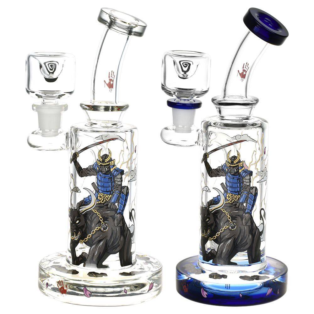 Wormhole Raging Ronin Water Pipe | 8" - Discreet Smoker