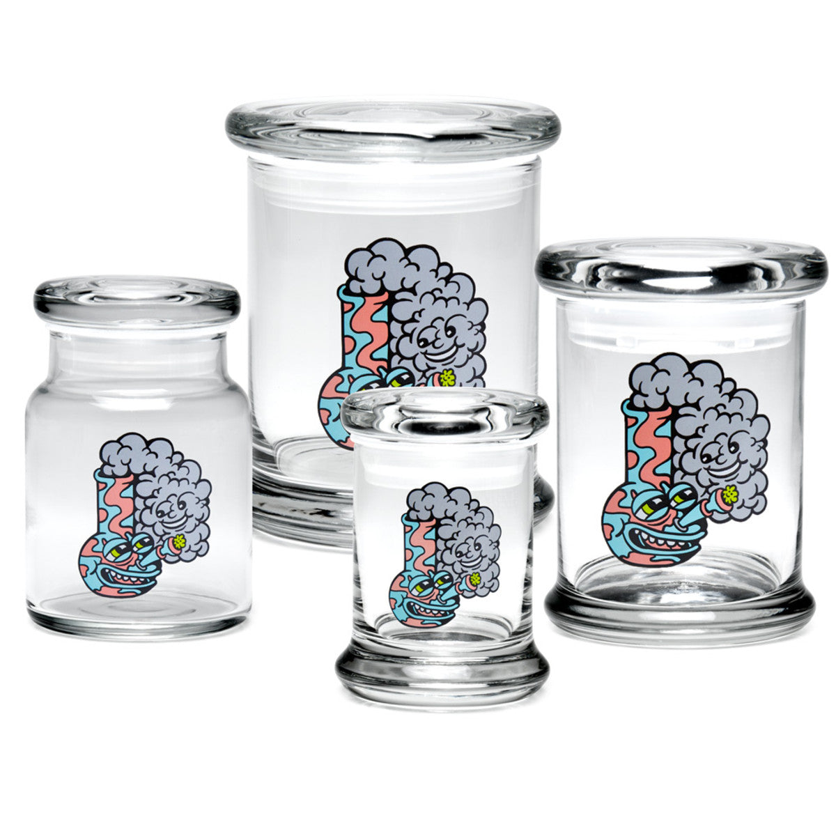 420 Science x Killer Acid Pop Top Jar - Happy Bong - Discreet Smoker