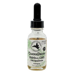 Canna Drops Full Spectrum 2000mg CBD tincture | Peppermint | Carolina Cannabis Creations - Discreet Smoker
