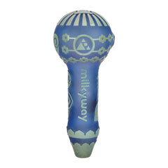 Milkyway Buddha Sandblasted Glass Spoon Pipe | 4.5" - Discreet Smoker