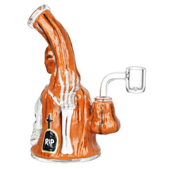 Haunted Gourd Enamel on Glass Dab Rig - 7" / 14mm F - Discreet Smoker
