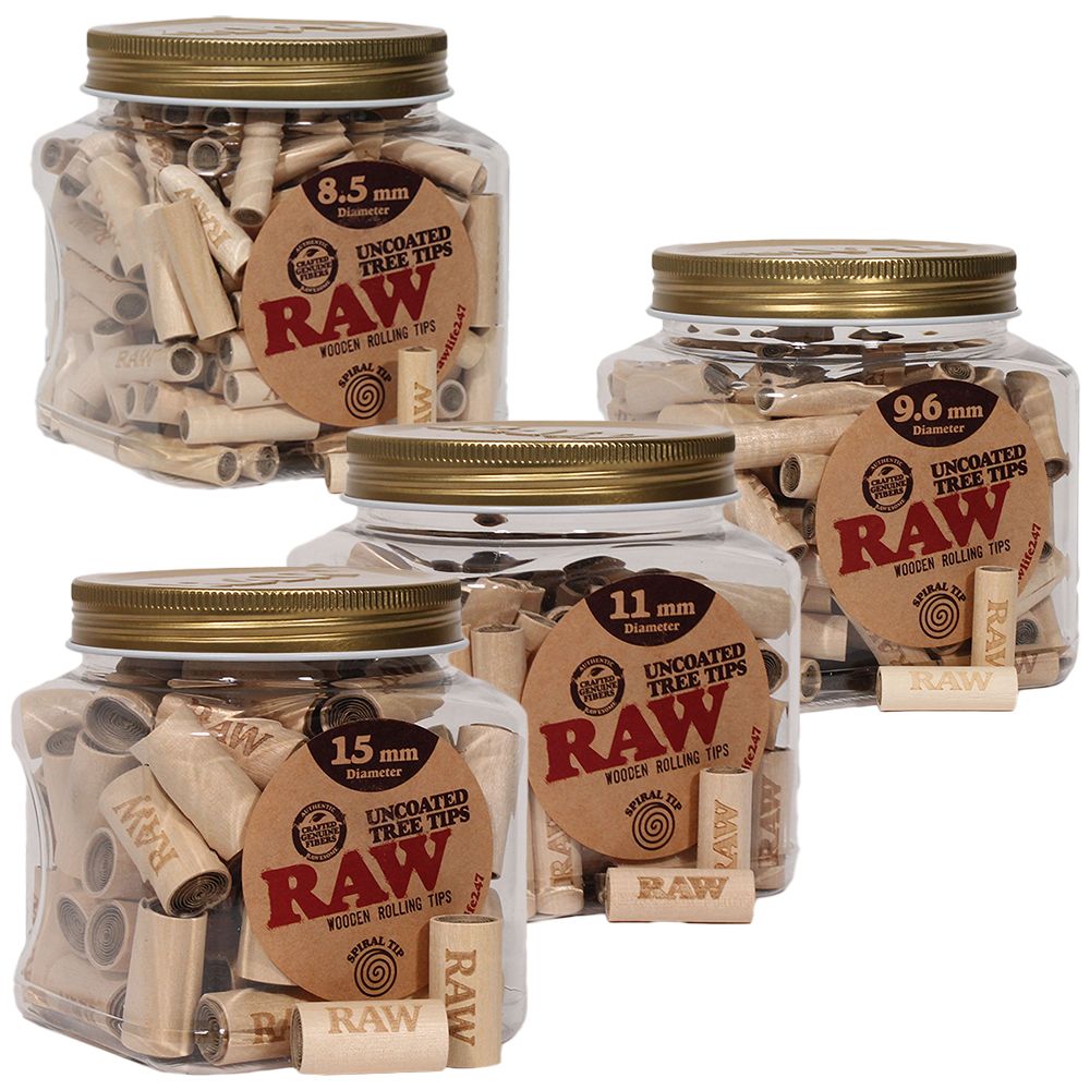 RAW Uncoated Tree Tips - Discreet Smoker