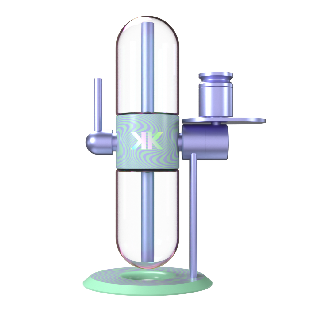 Khalifa x Stündenglass Gravity Infuser - Violet Sky / Mints - Discreet Smoker