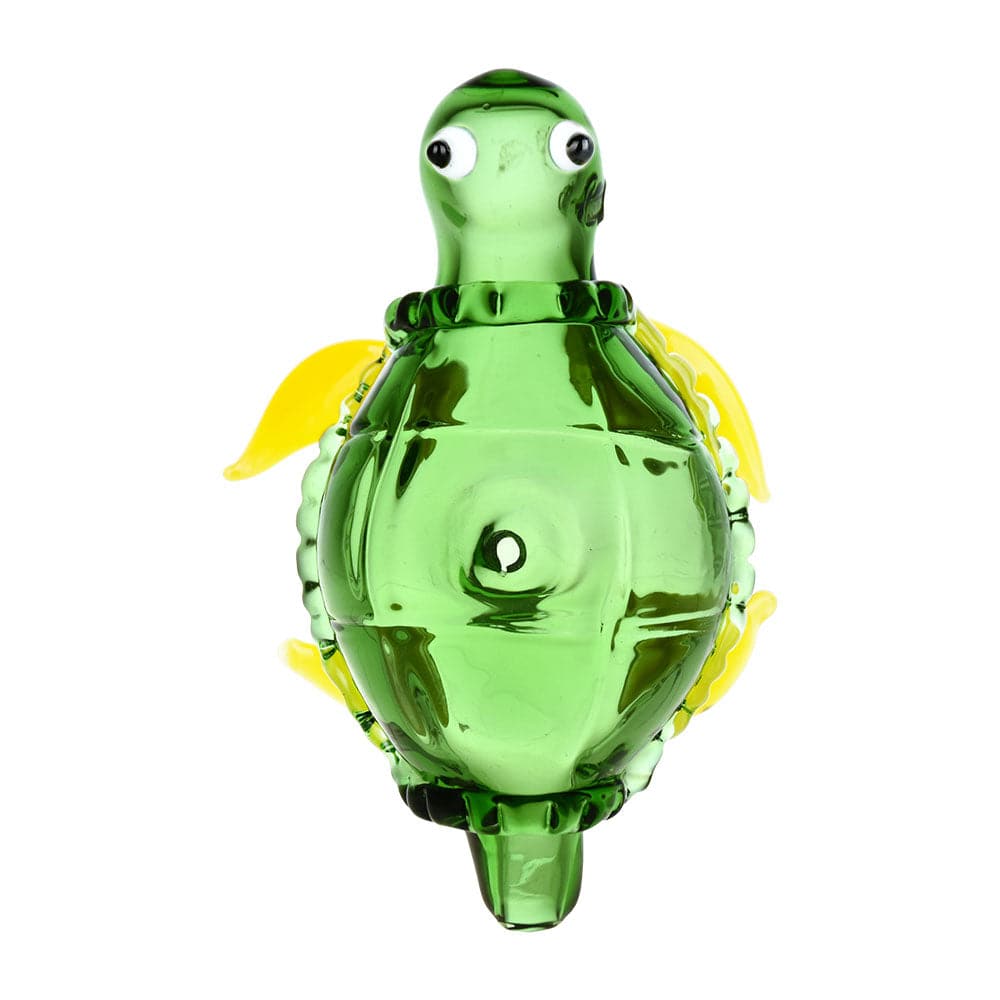 Lounging Loggerhead Glass Hand Pipe - 4" - Discreet Smoker