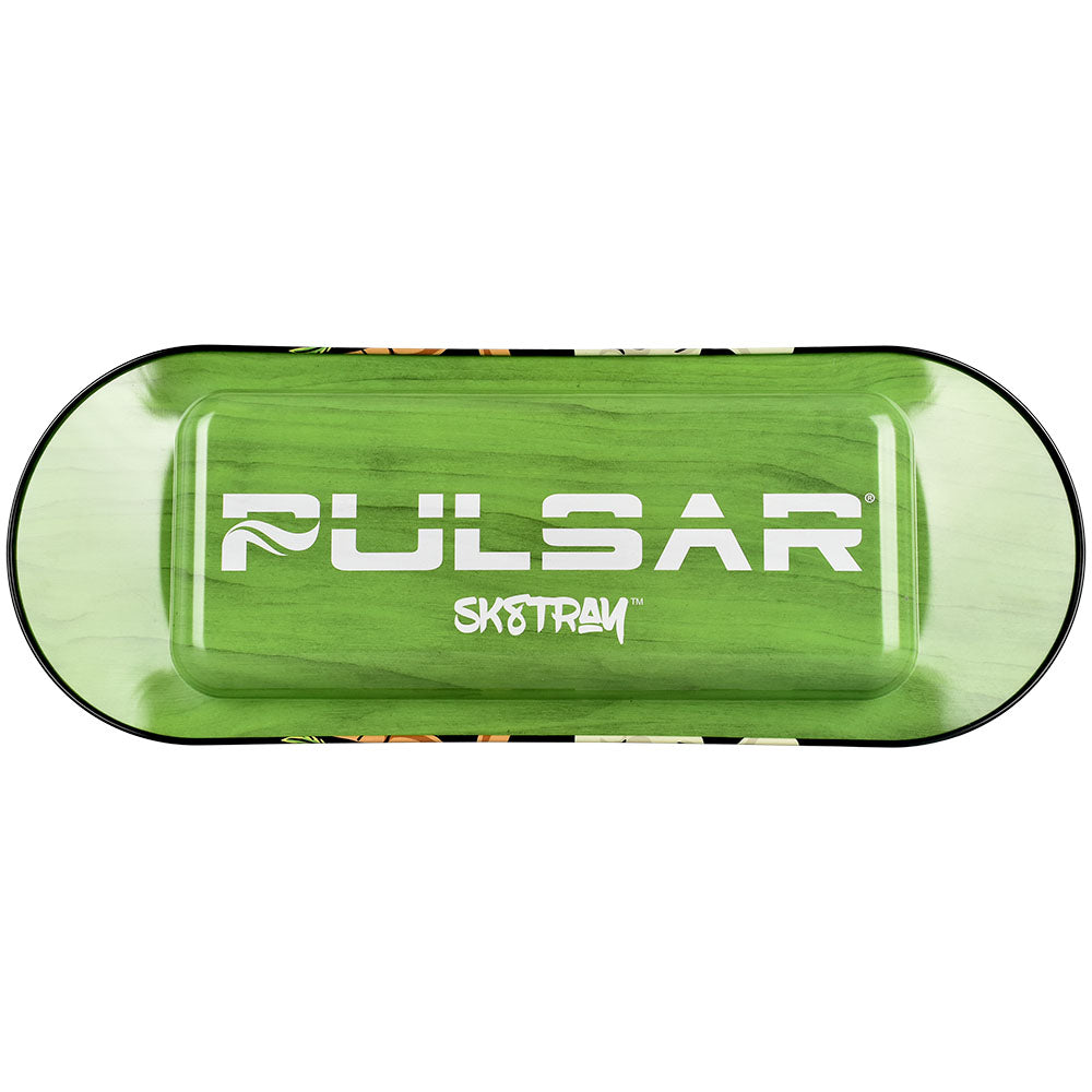 Pulsar SK8Tray Rolling Tray - 7.25"x19.75" / Herbal Wisdom - Discreet Smoker