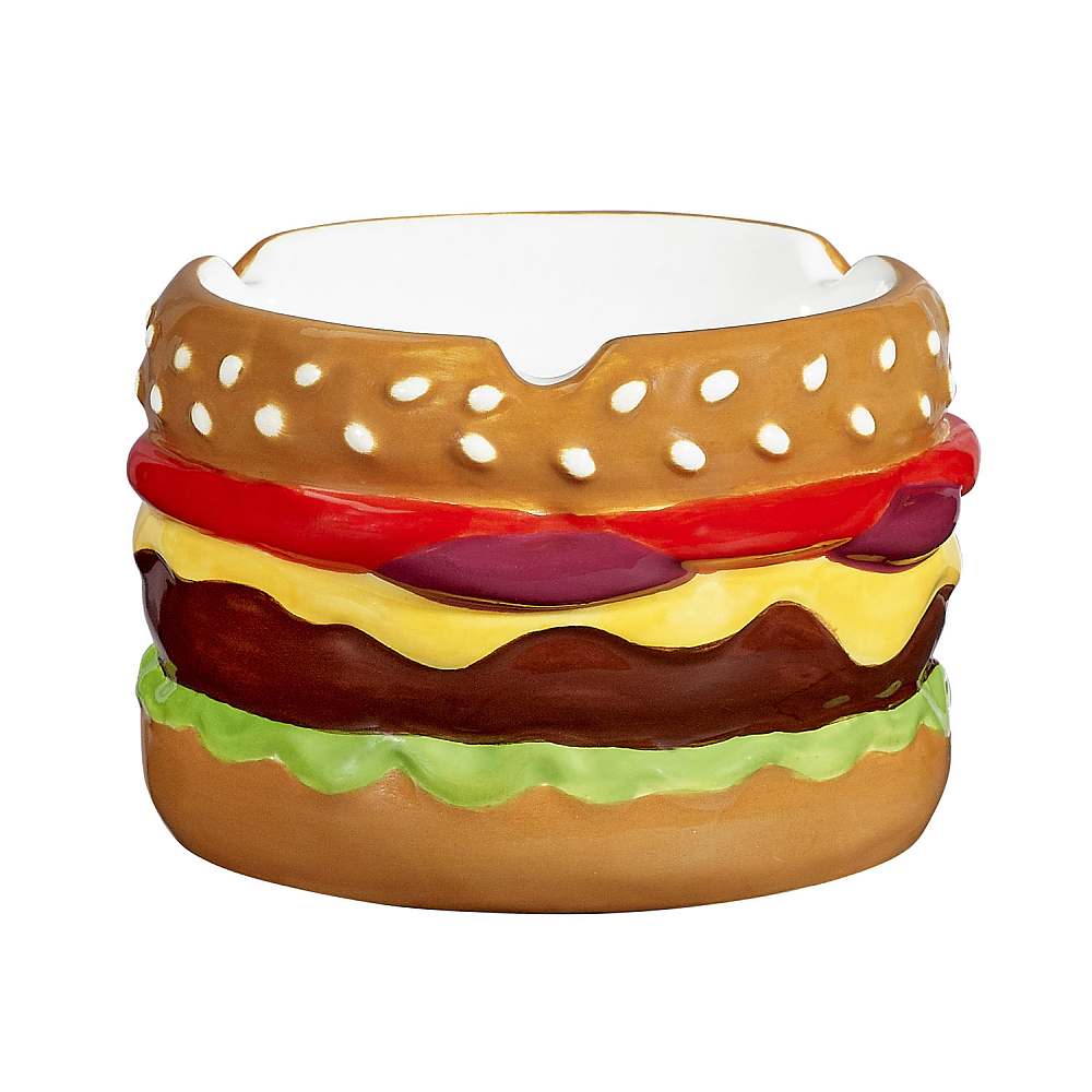 cheeseburger ashtray - Discreet Smoker