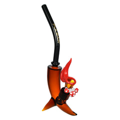 Pulsar Upright Sherlock w/ Shroom Bowl | 9.25" | 14mm F - Discreet Smoker