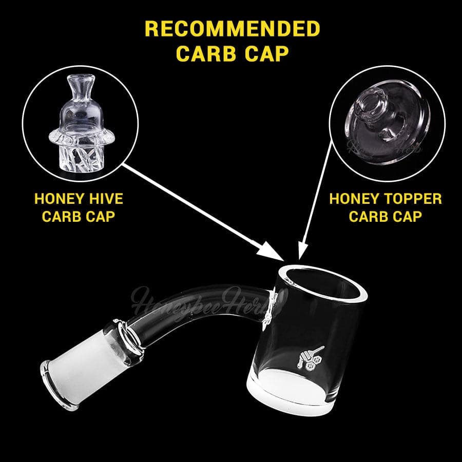 HONEY & MILK QUARTZ BANGER - 45° DEGREE | YL - Discreet Smoker