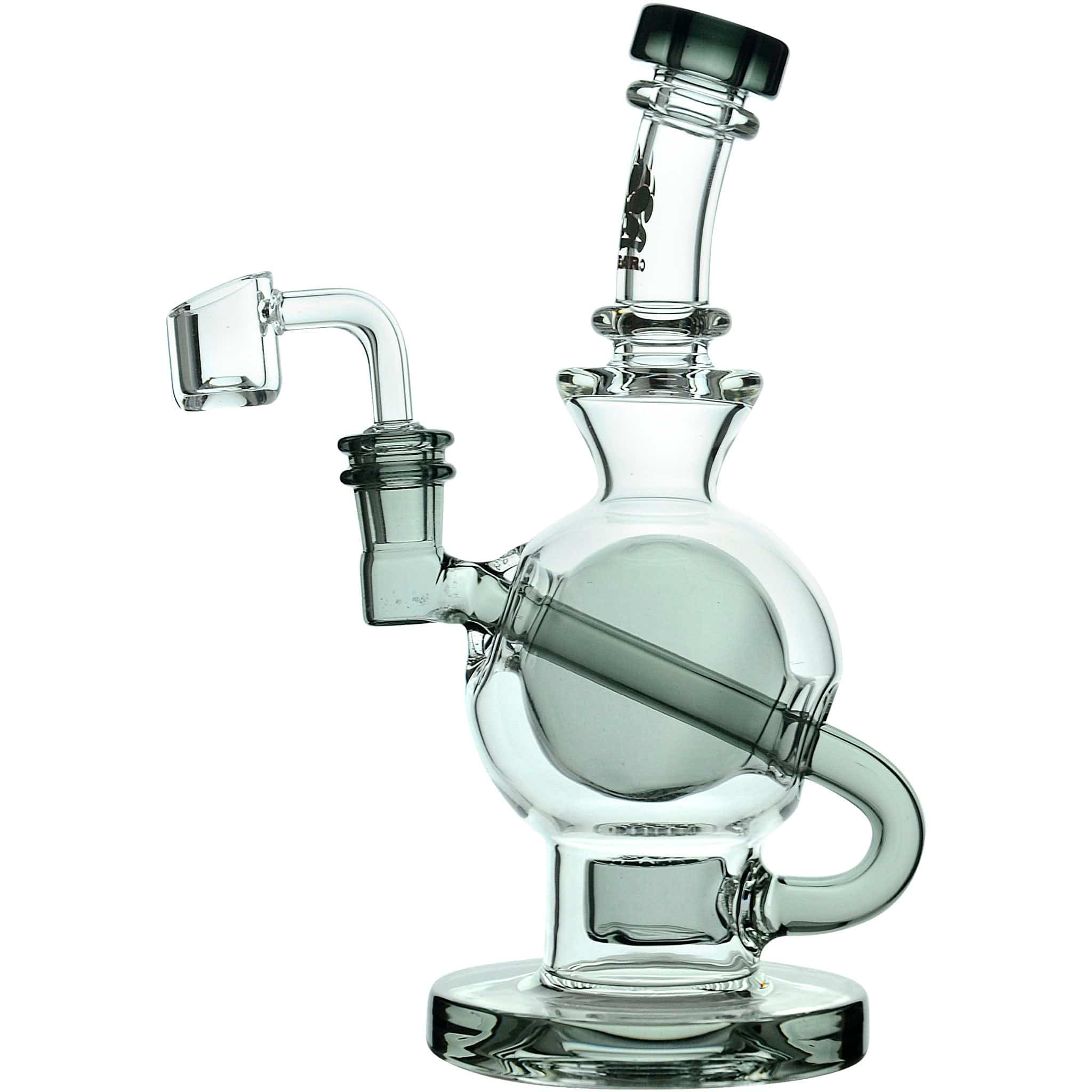 CaliBear Colored Ball Seed Of Life Recycler Rig - Discreet Smoker