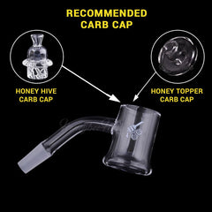 HONEY MUG QUARTZ BANGER - 45° DEGREE | YL - Discreet Smoker
