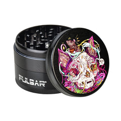 Pulsar Artist Series Metal Grinder | Courtney Hannen MrOw - Discreet Smoker