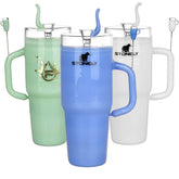 Pulsar Stonely Cup Glass Water Pipe | 8.5" | 14mm F - Discreet Smoker