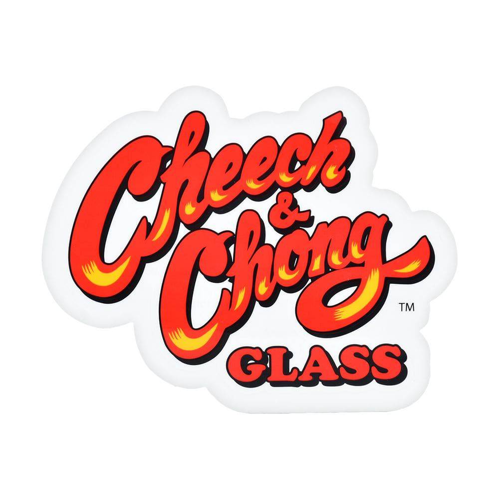 Cheech & Chong Glass Parked Beaker Bong - 15" / 14mm F - Discreet Smoker