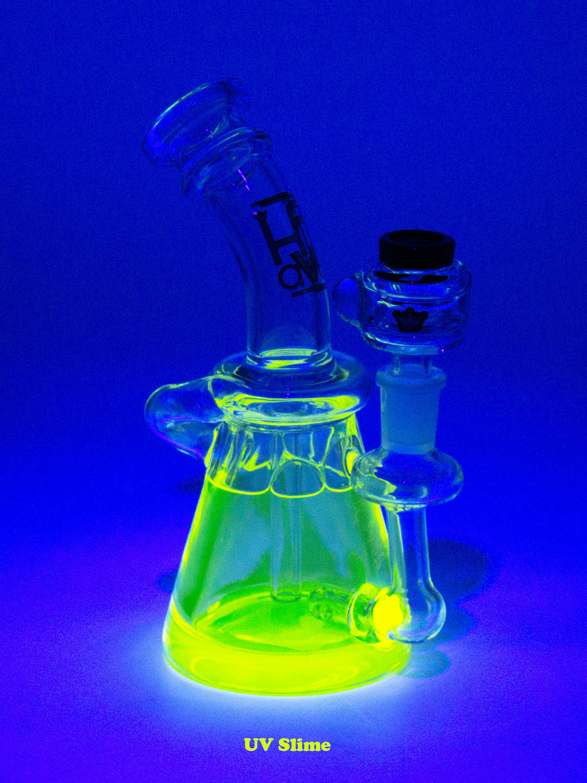 Krave Glass Freeze Recycler Bong - Discreet Smoker