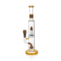 High Society | Cygnus Premium Wig Wag Waterpipe (Canary Yellow) - Discreet Smoker