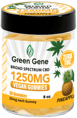Green Genie CBD Vegan Pectin Infused Gummies w/ B12 Vitamins (625MG - 2500MG) - Discreet Smoker