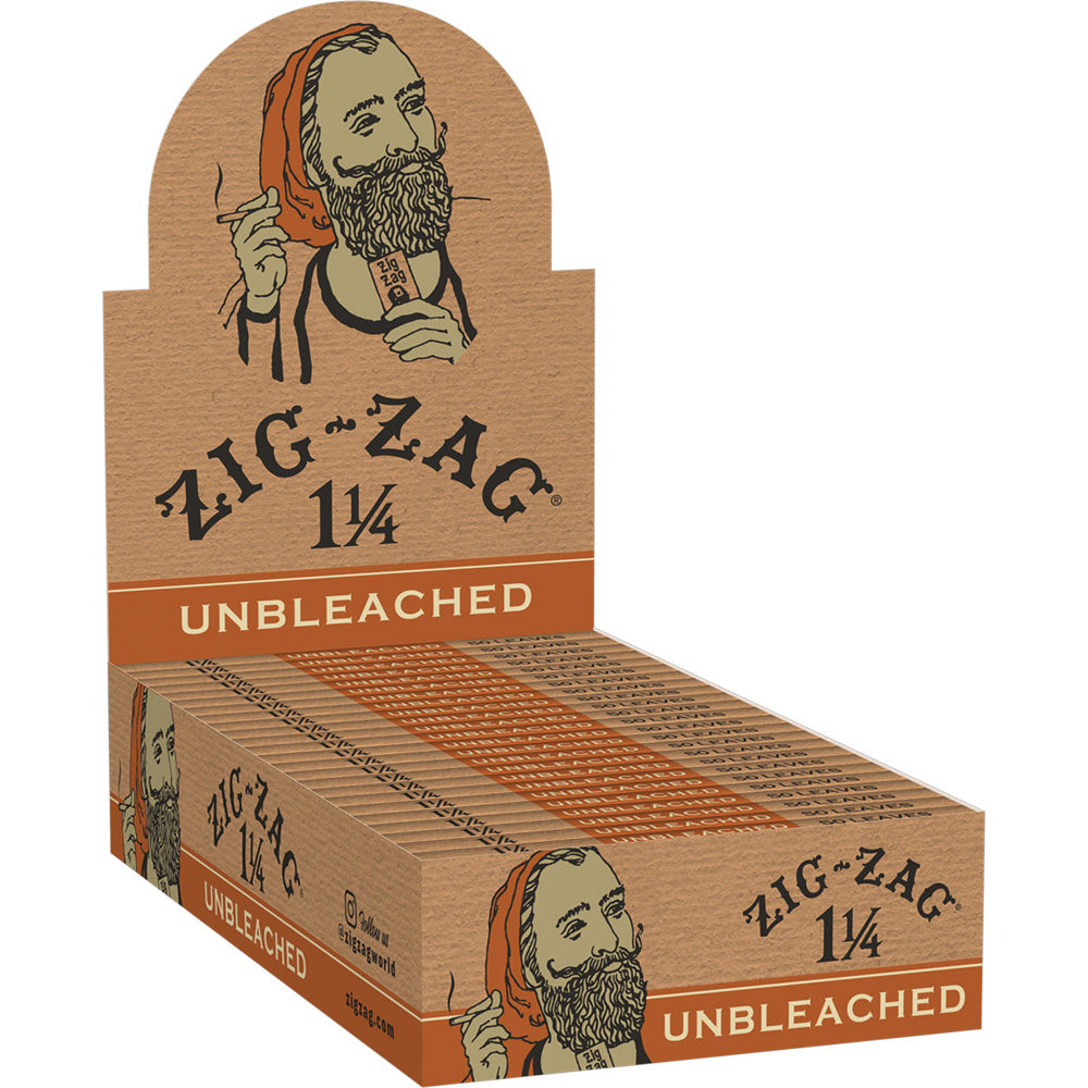 Zig Zag Unbleached Rolling Papers - Discreet Smoker