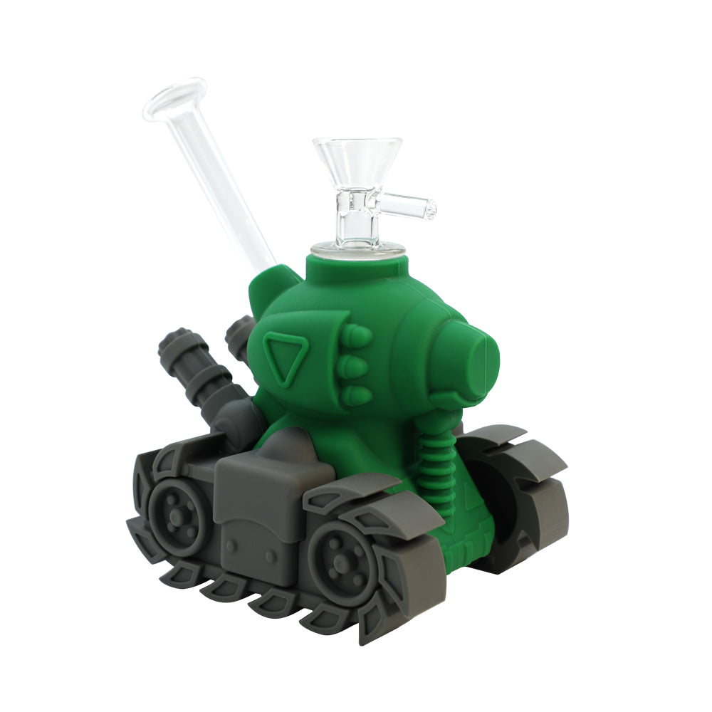 Silicone Omnipotent Tank Water Pipe - Discreet Smoker