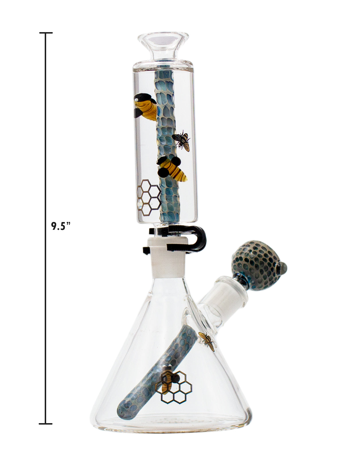 Krave Honey Bee Freezable Bong - Discreet Smoker
