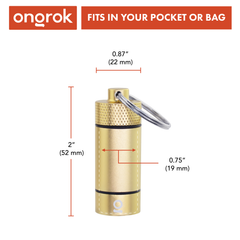 Ongrok Small Storage Keychain - Discreet Smoker