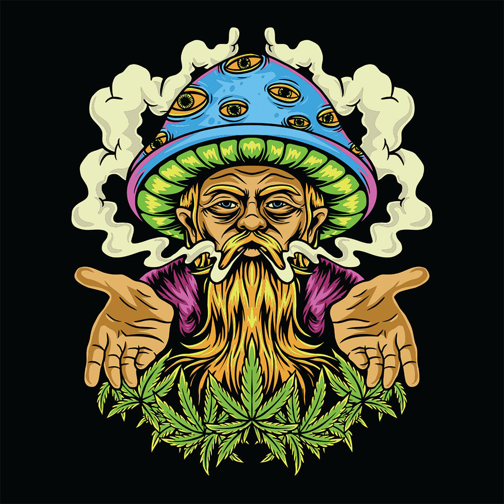 Pulsar SK8Tray Rolling Tray - 7.25"x19.75" / Herbal Wisdom - Discreet Smoker