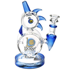 Lookah Glass Rooster Water Pipe | 7.5" | 14mm F - Discreet Smoker
