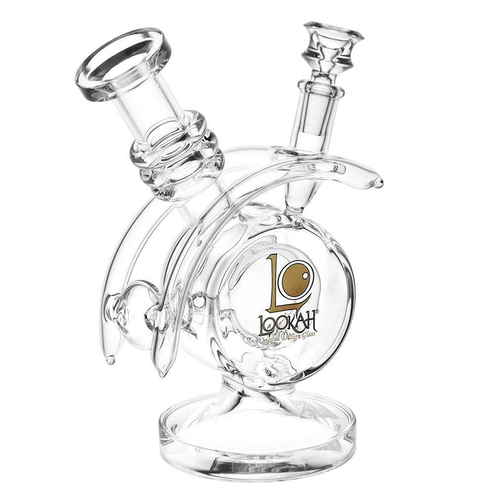 Lookah Glass Orbital Water Pipe | 8.25" | 14mm F - Discreet Smoker