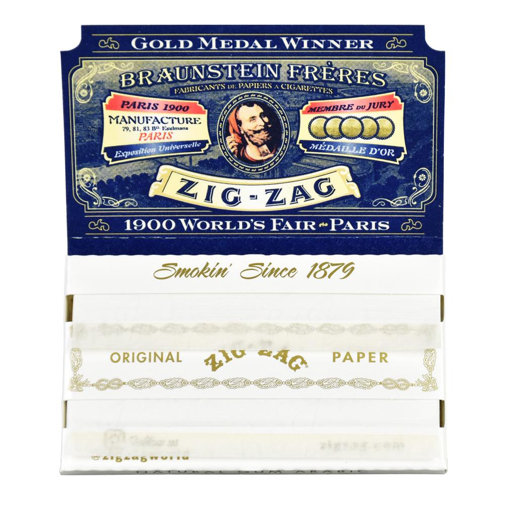 Zig Zag White Single Wide Rolling Papers - Discreet Smoker