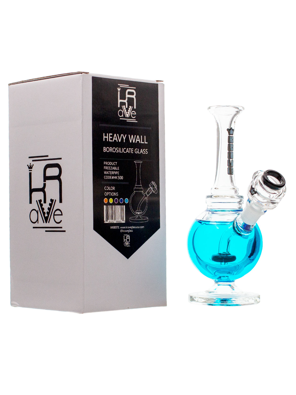 Krave Glass "O" Bong - Discreet Smoker