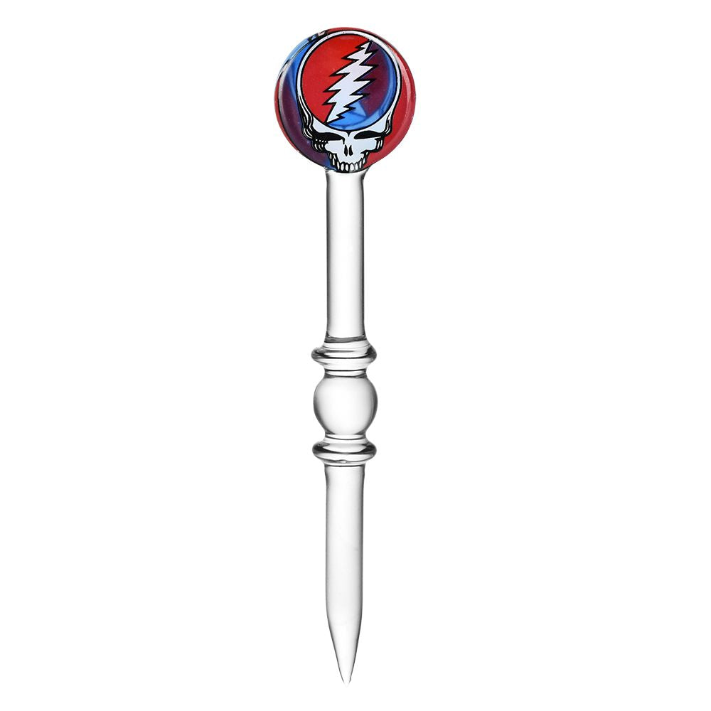 Grateful Dead x Pulsar Lightning Bell Dab Rig Set - 7.5" / 14mm F - Discreet Smoker