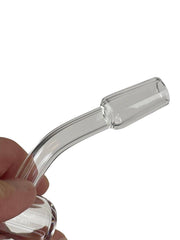 Flat Top Quartz Banger Male Joint Nail - 14mm & 45 Degree - Discreet Smoker