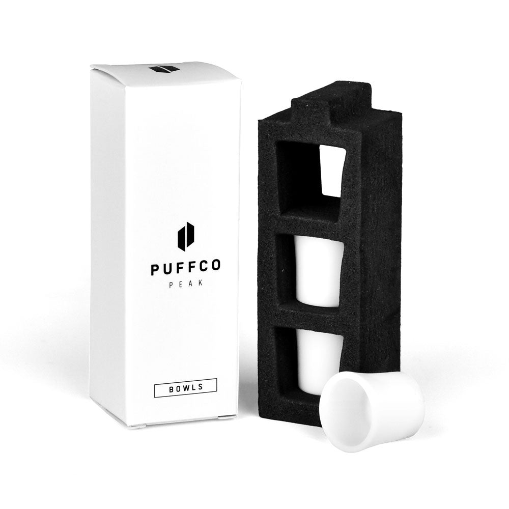 Puffco Peak Replacement Ceramic Bowl | 3pk - Discreet Smoker
