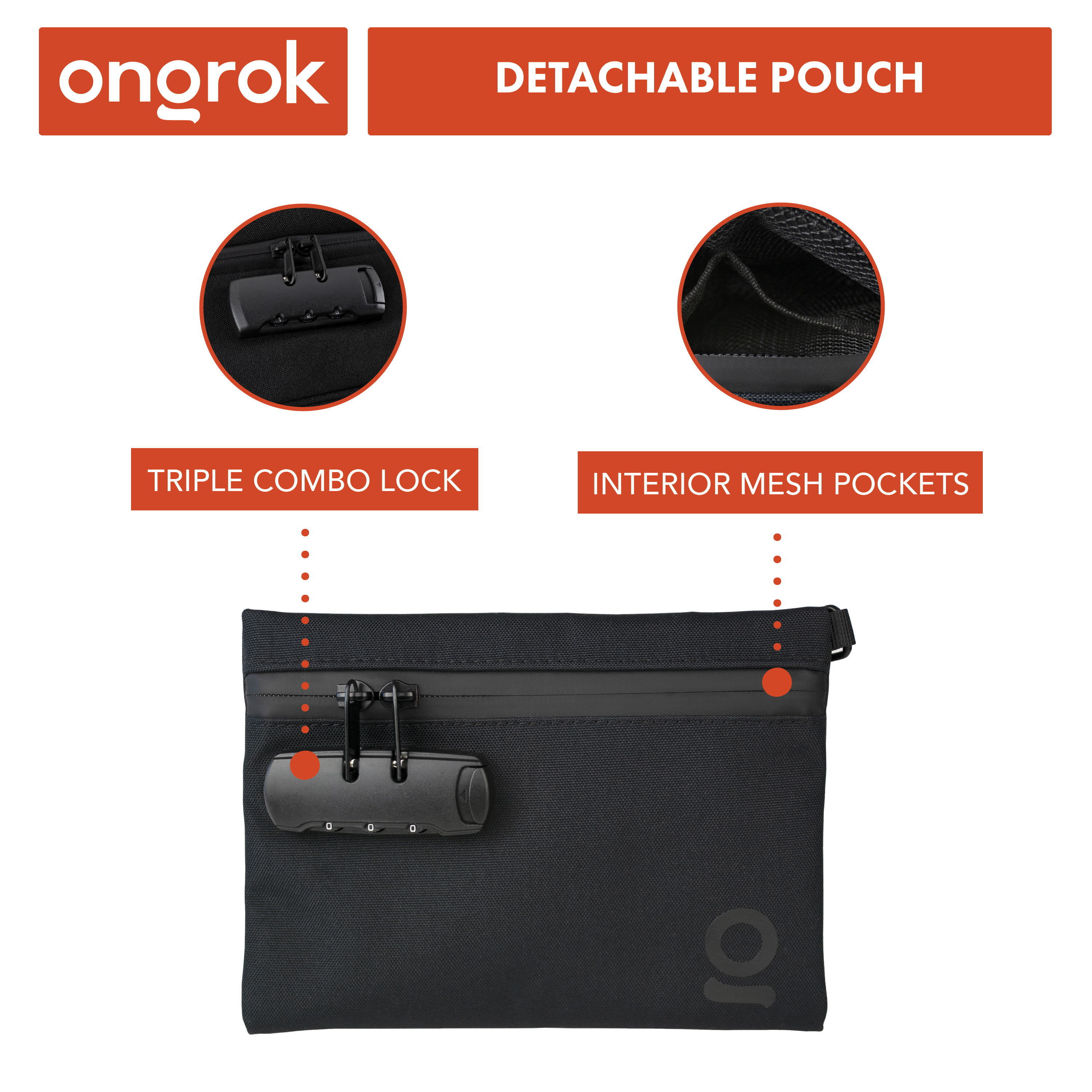 Ongrok Carbon-lined Smell proof Duffle Bag - Discreet Smoker