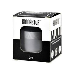 Kannastor Multi Chamber Grinder - 2.2" / Gunmetal - Discreet Smoker