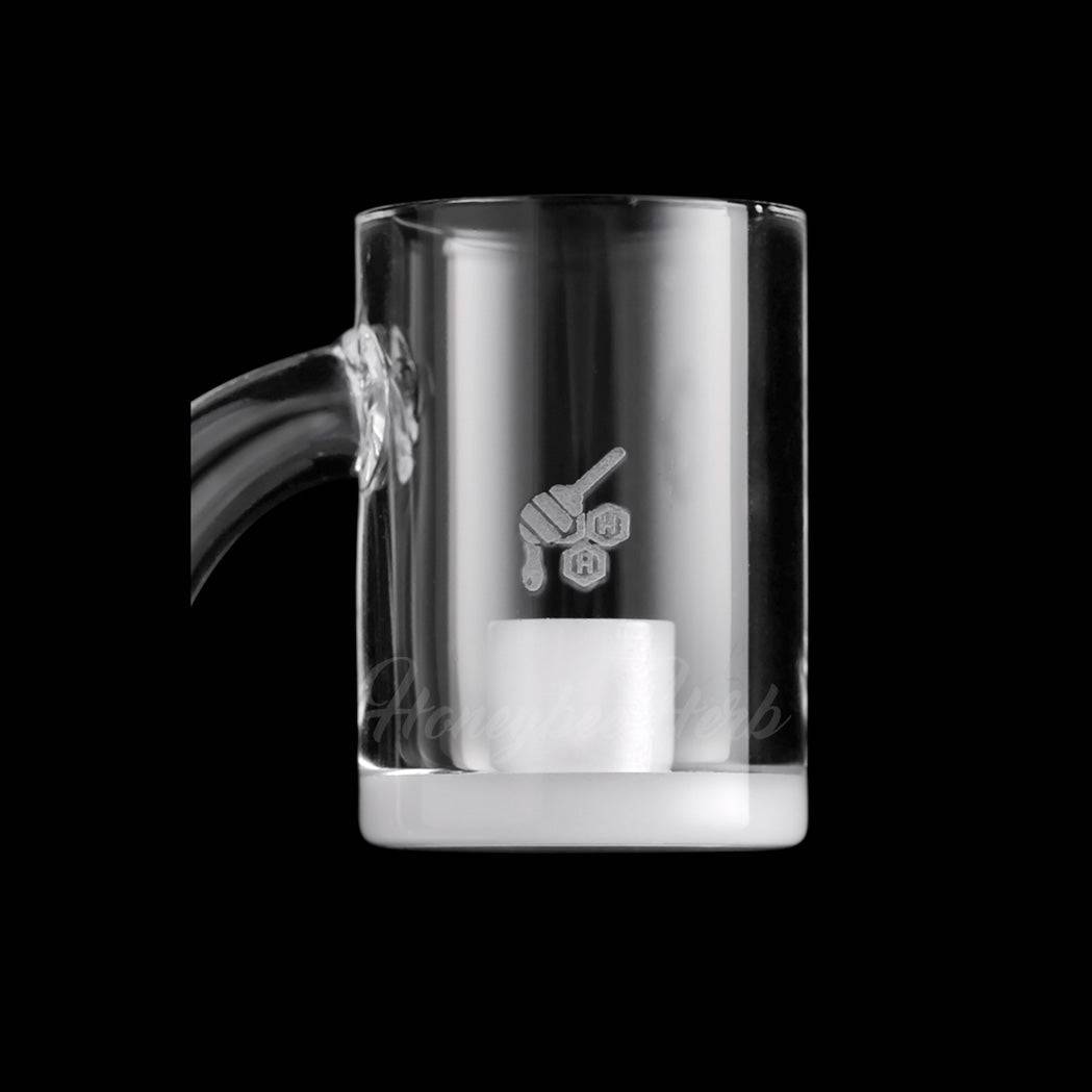 HONEY & MILK CORE REACTOR QUARTZ BANGER - 90° DEGREE | YL - Discreet Smoker