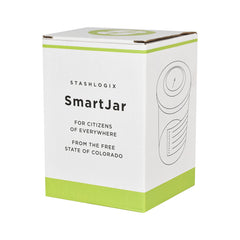 Stashlogix Bamboo Smart Jar w/ Boveda Pack - XL - Discreet Smoker