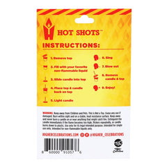 Hot Shots Birthday Candle Shot Glass - 2oz - Discreet Smoker