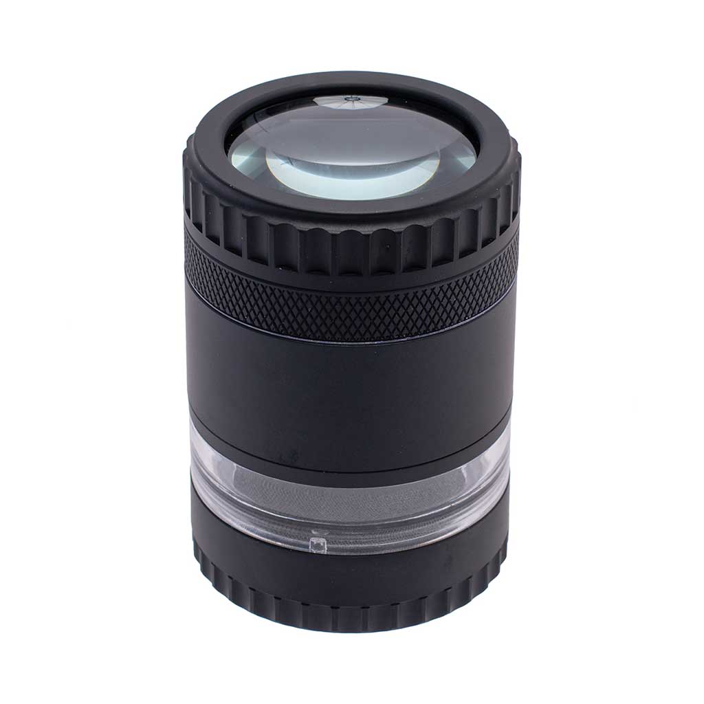 GRINDER WITH MAGNIFYING LID - Discreet Smoker
