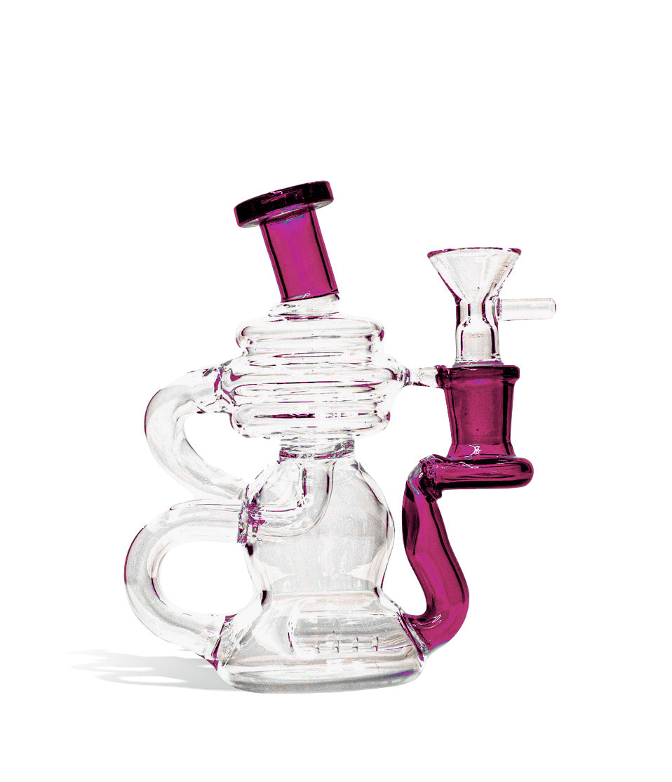 6 Inch Recycler Water pipe with Colored Mouthpiece - Discreet Smoker