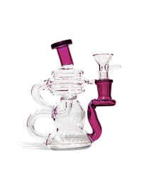 6 Inch Recycler Water pipe with Colored Mouthpiece - Discreet Smoker