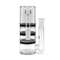 6 INCH TRIPLE HONEYCOMB PERC ASH CATCHER - Discreet Smoker