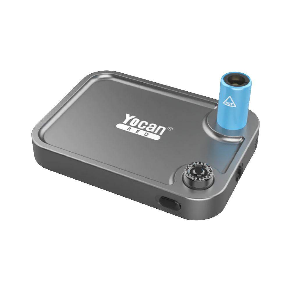 Yocan Red Slate 2-in-1 Torch And Tray | 5.7" x 4.1" - Discreet Smoker