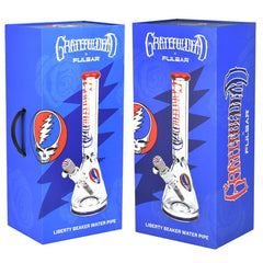 Grateful Dead x Pulsar "Liberty Beaker" Water Pipe - 15.75" / 14mm F - Discreet Smoker