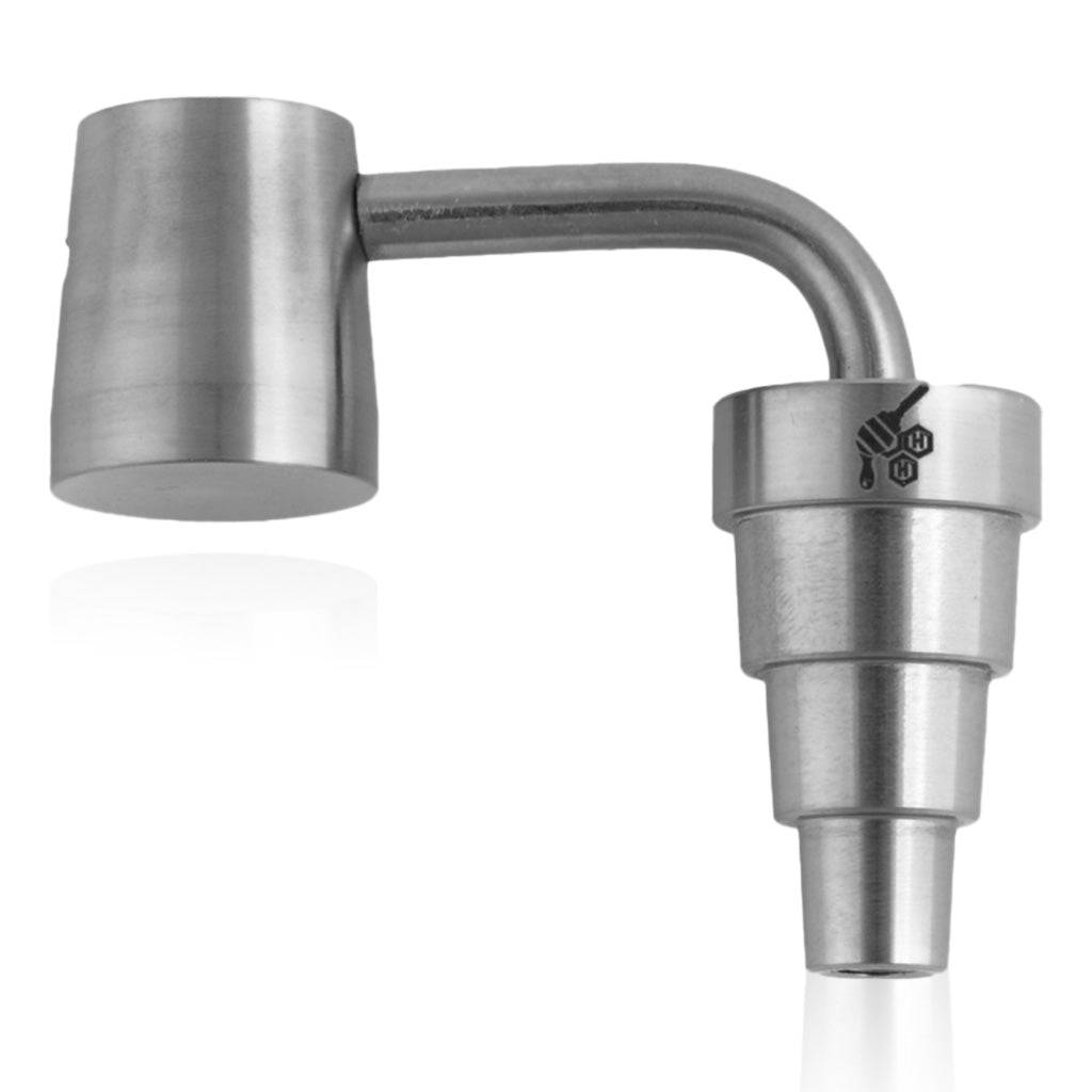 TITANIUM 6 IN 1 LONG NECK BANGER DAB NAIL - Discreet Smoker