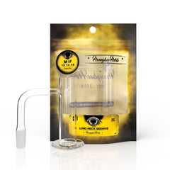 LONG NECK BEEHIVE QUARTZ BANGER - 90° DEGREE | YL - Discreet Smoker